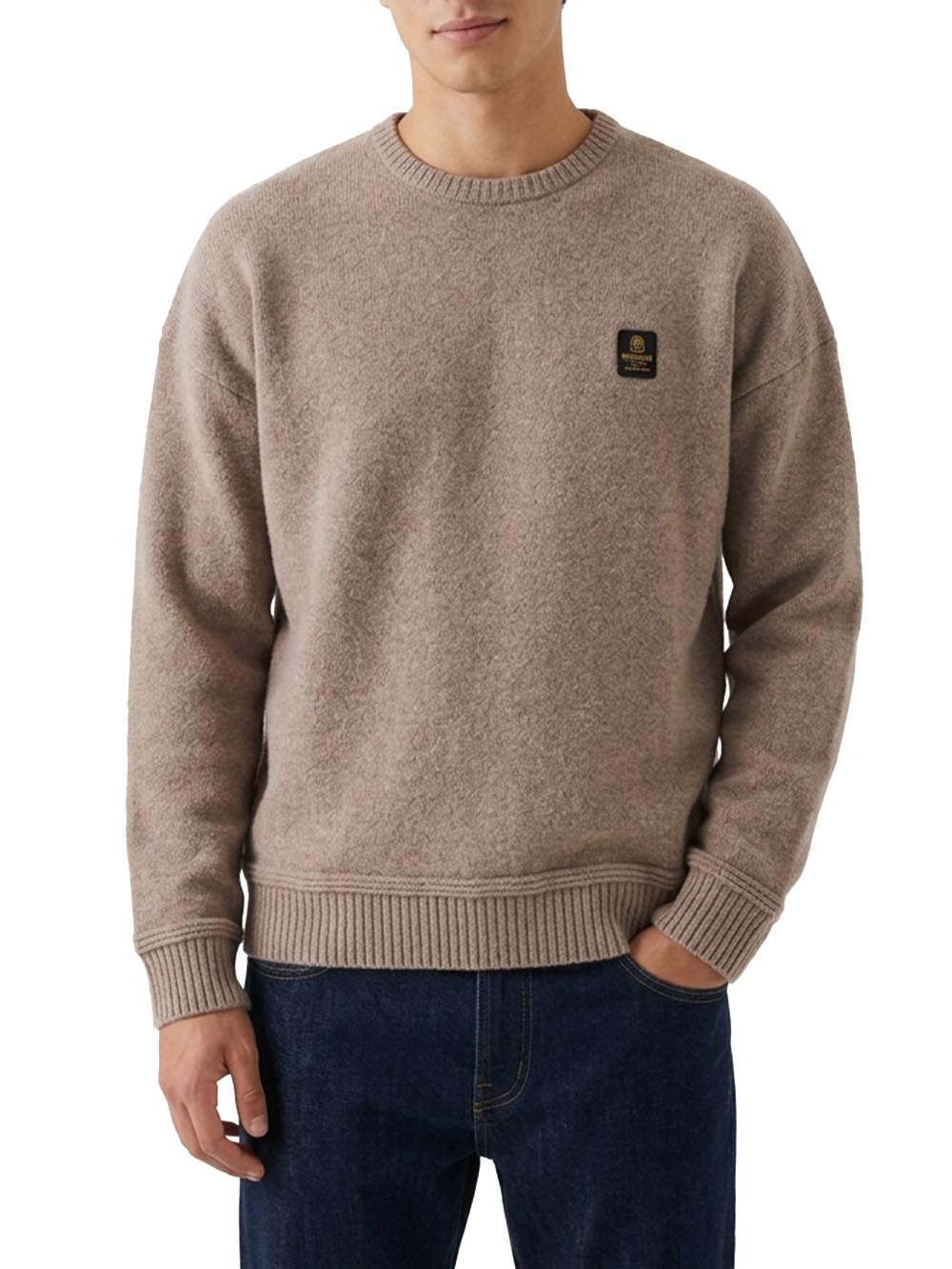 TIMOTHY PULLOVER Refrigiwear Pullover Uomo M29800 Wo0150 Beige