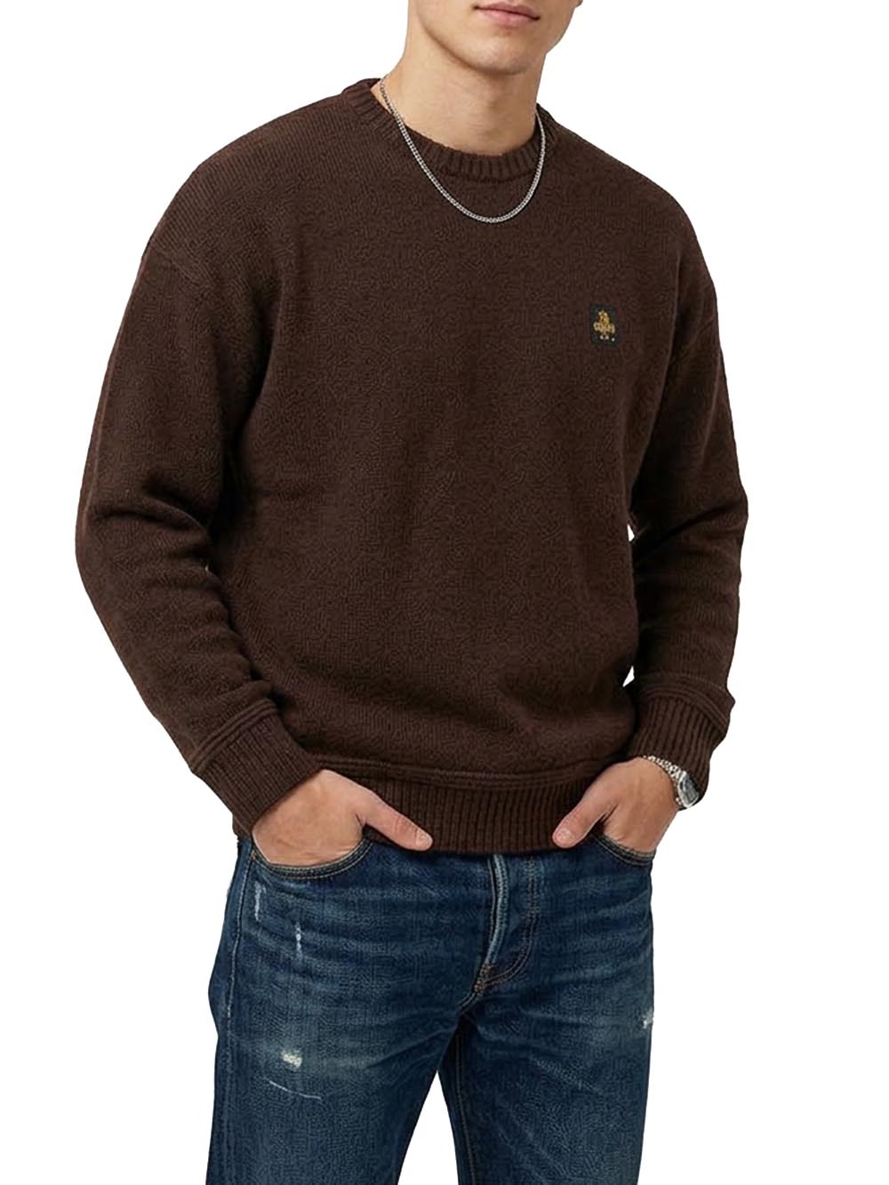 TIMOTHY PULLOVER Refrigiwear Pullover Uomo M29800 Wo0150 Marrone