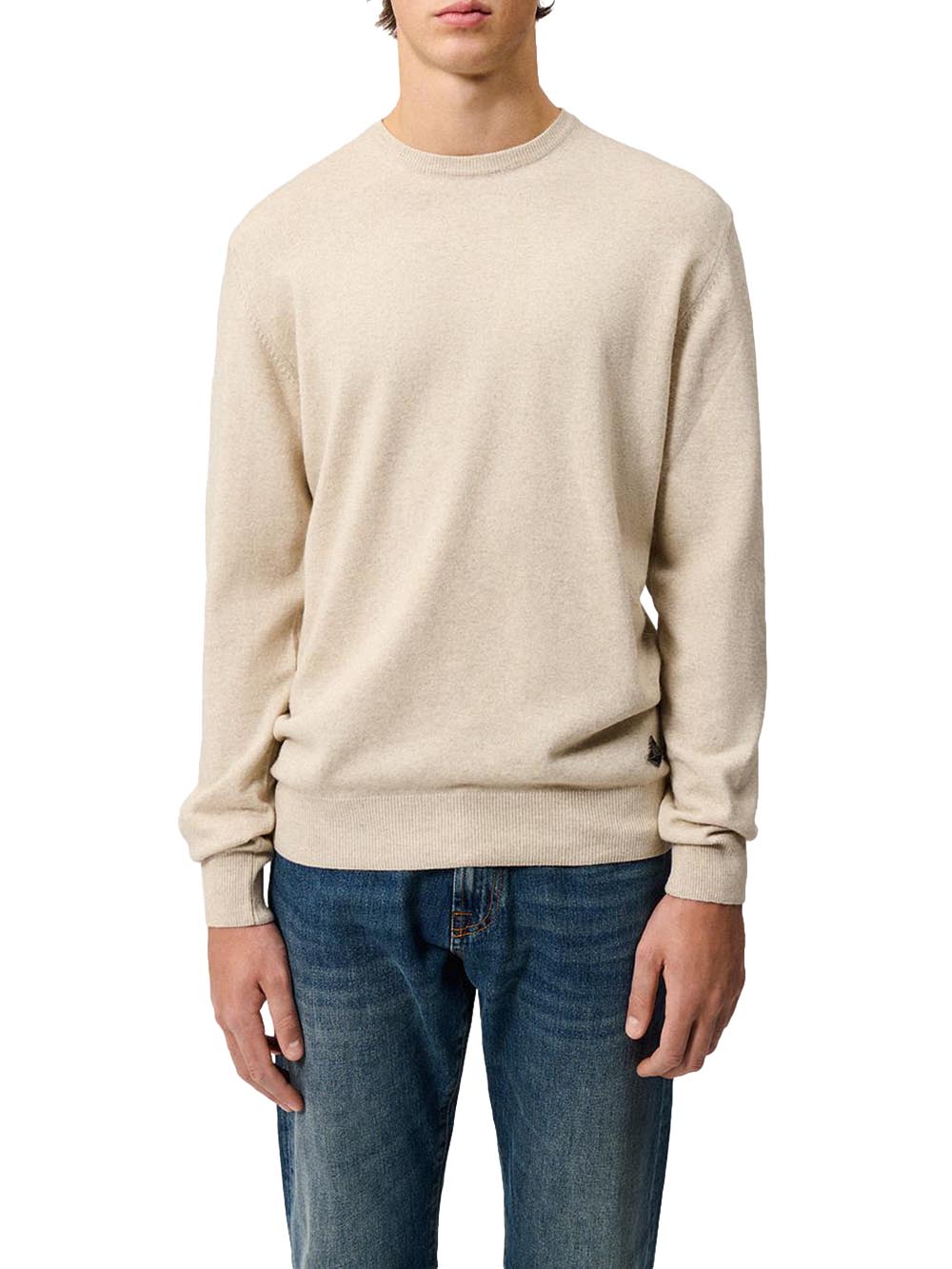 Roy Roger's Pullover Uomo Crew Man Rru199 Ct48 Beige