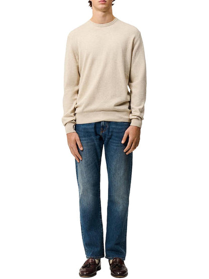 Roy Roger's Pullover Uomo Crew Man Rru199 Ct48 Beige