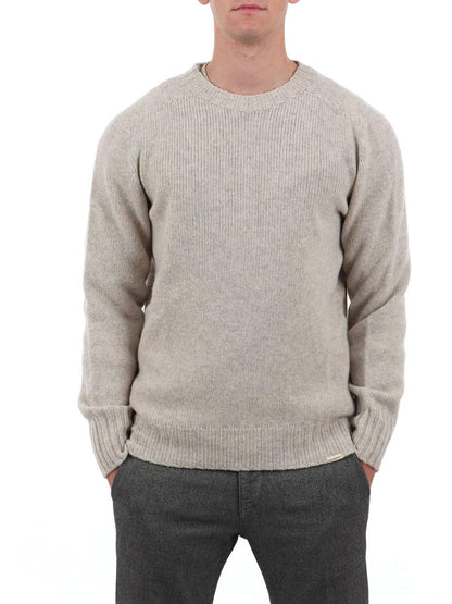 Roy Roger's Pullover Uomo Soft Crew Neck Man Rru90400 Cv59 Crema