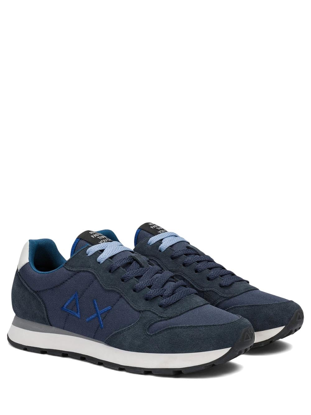 TOM SOLID SUN68 Sneaker Uomo Z46101 Blu navy