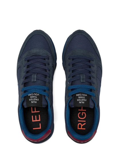 TOM SOLID SUN68 Sneaker Uomo Z46101 Blu/bordeaux
