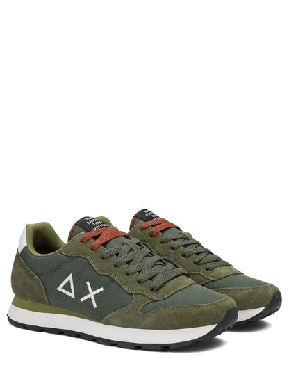 TOM SOLID SUN68 Sneaker Uomo Z46101 Verde militare