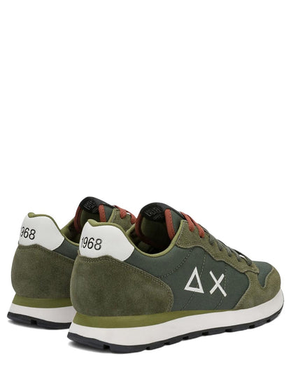 TOM SOLID SUN68 Sneaker Uomo Z46101 Verde militare