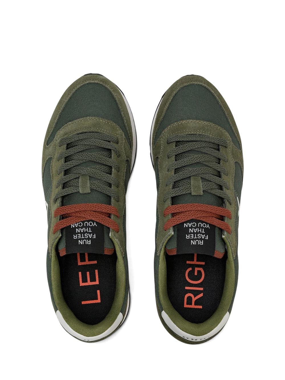 TOM SOLID SUN68 Sneaker Uomo Z46101 Verde militare