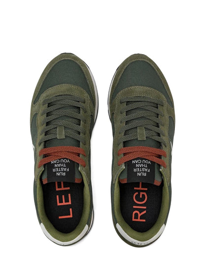 TOM SOLID SUN68 Sneaker Uomo Z46101 Verde militare