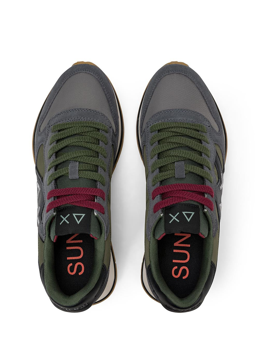 JAKI 2.0 BICOLOR SUN68 Sneaker Uomo Z46122 Grigio/Verde