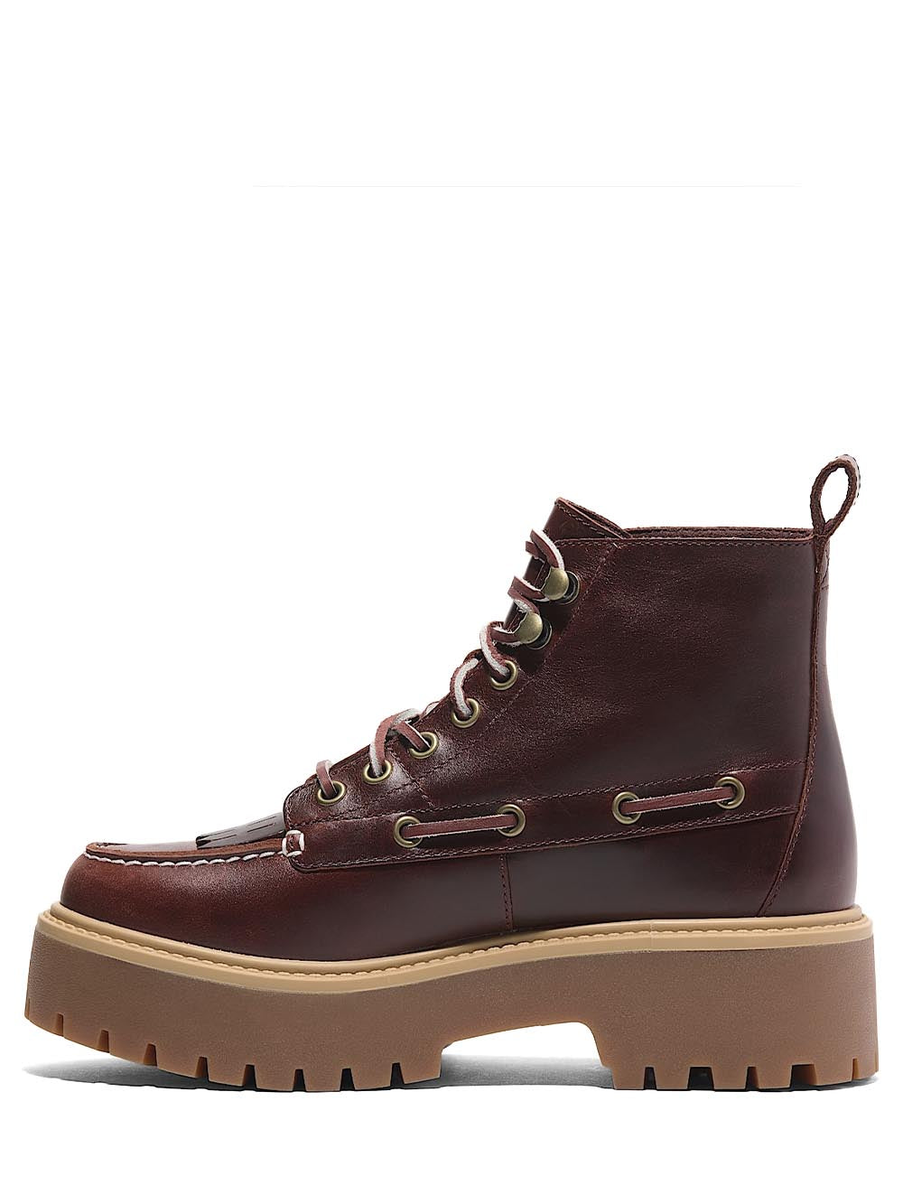 stone street mid lace boot Timberland Stivale Donna Tb0a27yz Burgundy