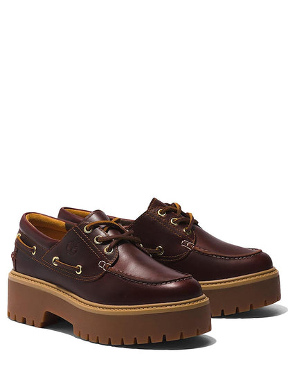 stone street boat shoe rootbeer Timberland Scarpa Donna Tb0a2qdm Marrone