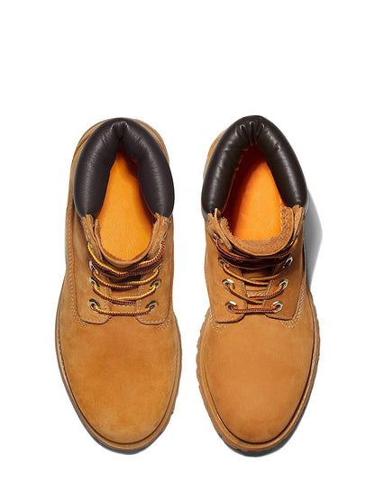 premium 6 in lace waterproof boot wheat Timberland Stivale Donna Tb110361 Giallo