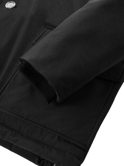 ARCTIC DETACHABLE FUR ANORAK Woolrich Giubbino Uomo Cfwoou0484mbut0001 Nero