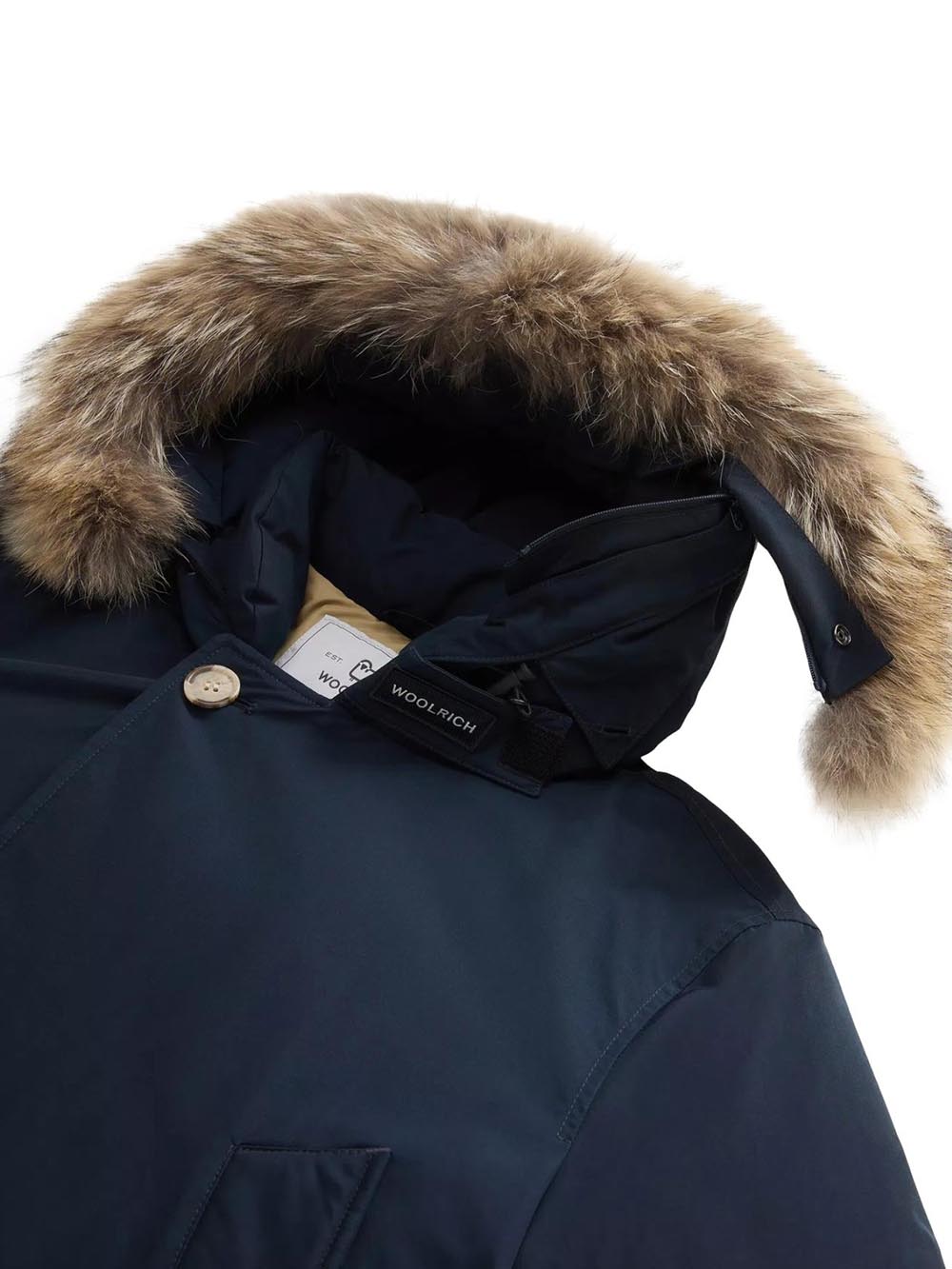 ARCTIC DETACHABLE FUR ANORAK Woolrich Giubbino Uomo Cfwoou0484mbut0001 Blu
