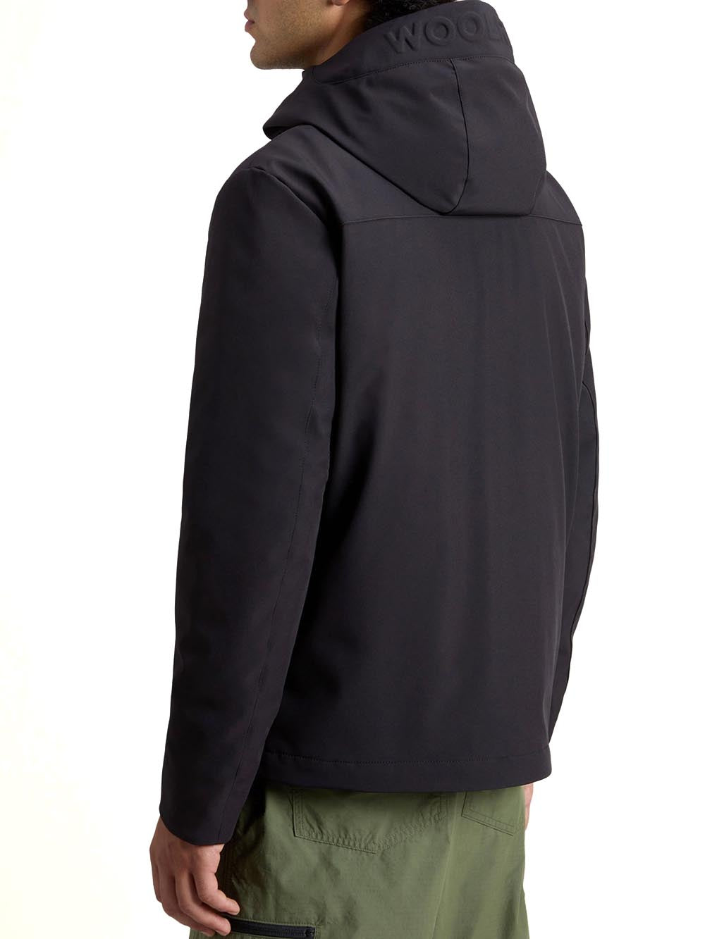 SOFT SHELL PACIFIC JACKET Woolrich Giubbino Uomo Cfwoou1047mbut3496 Nero