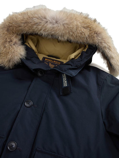 POLAR DETACHABLE FUR BOMBER Woolrich Giubbino Uomo Cfwoou2238mrut0001 Blu