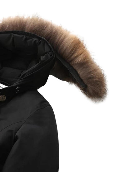 ARCTIC SLIM PARKA Woolrich Giubbino Donna Cfwwou0538fbut0001 Nero