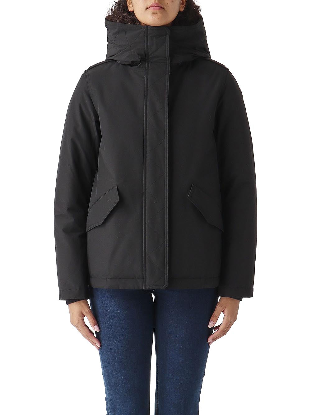 MILITARY JKT Woolrich Giubbino Donna Cfwwou2075fbut0001 Nero