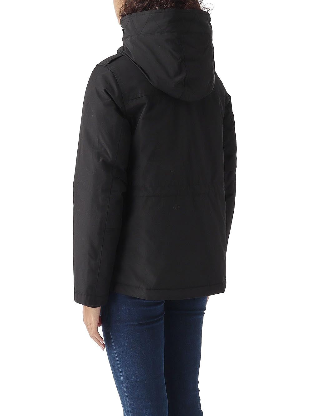 MILITARY JKT Woolrich Giubbino Donna Cfwwou2075fbut0001 Nero