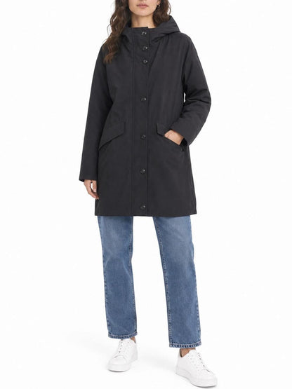 LIGHT STRETCH PARKA Woolrich Giubbino Donna Cfwwou2204frut3342 Nero