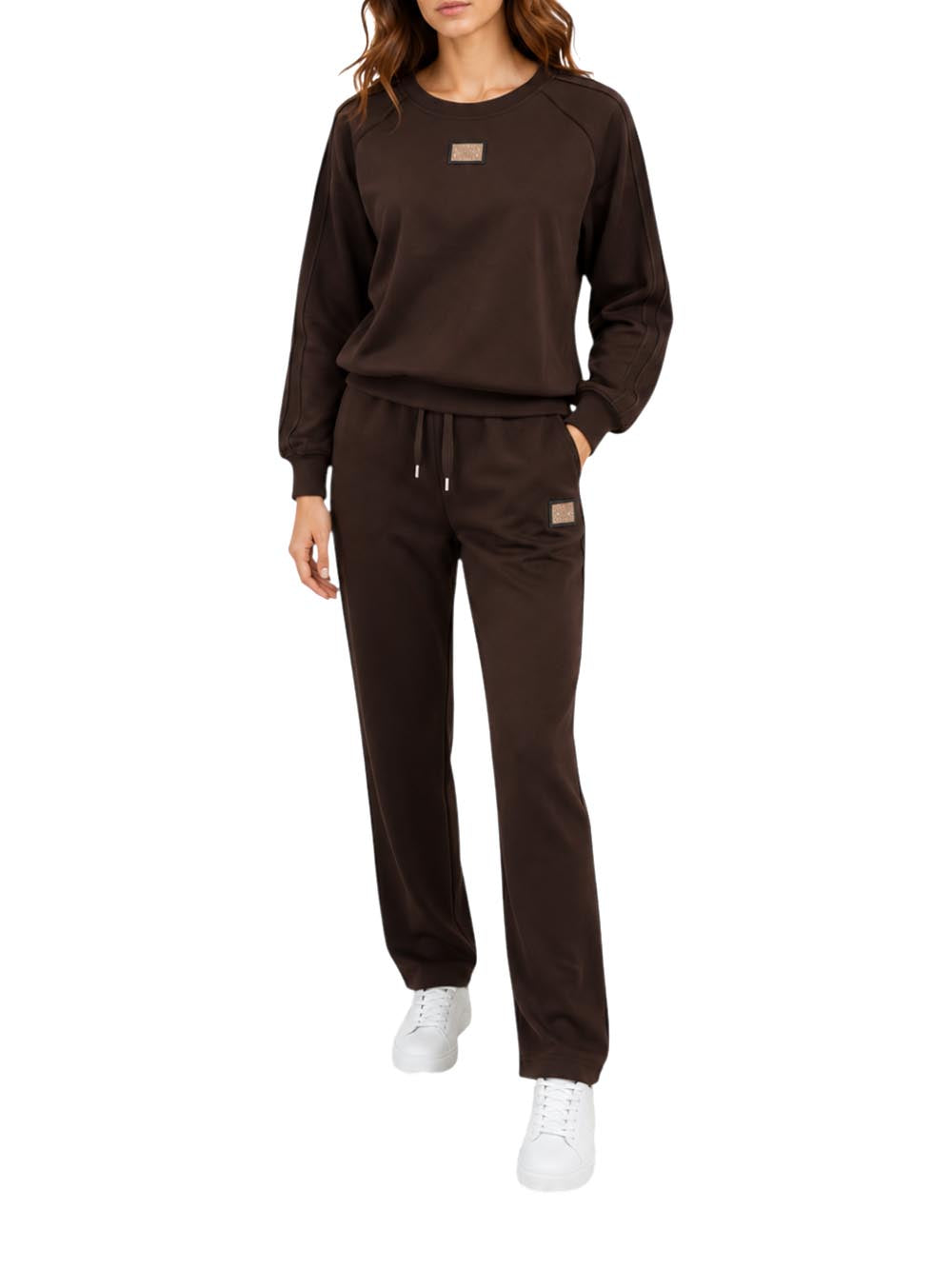 Yes Zee Felpa Donna F005 Nr00 Marrone