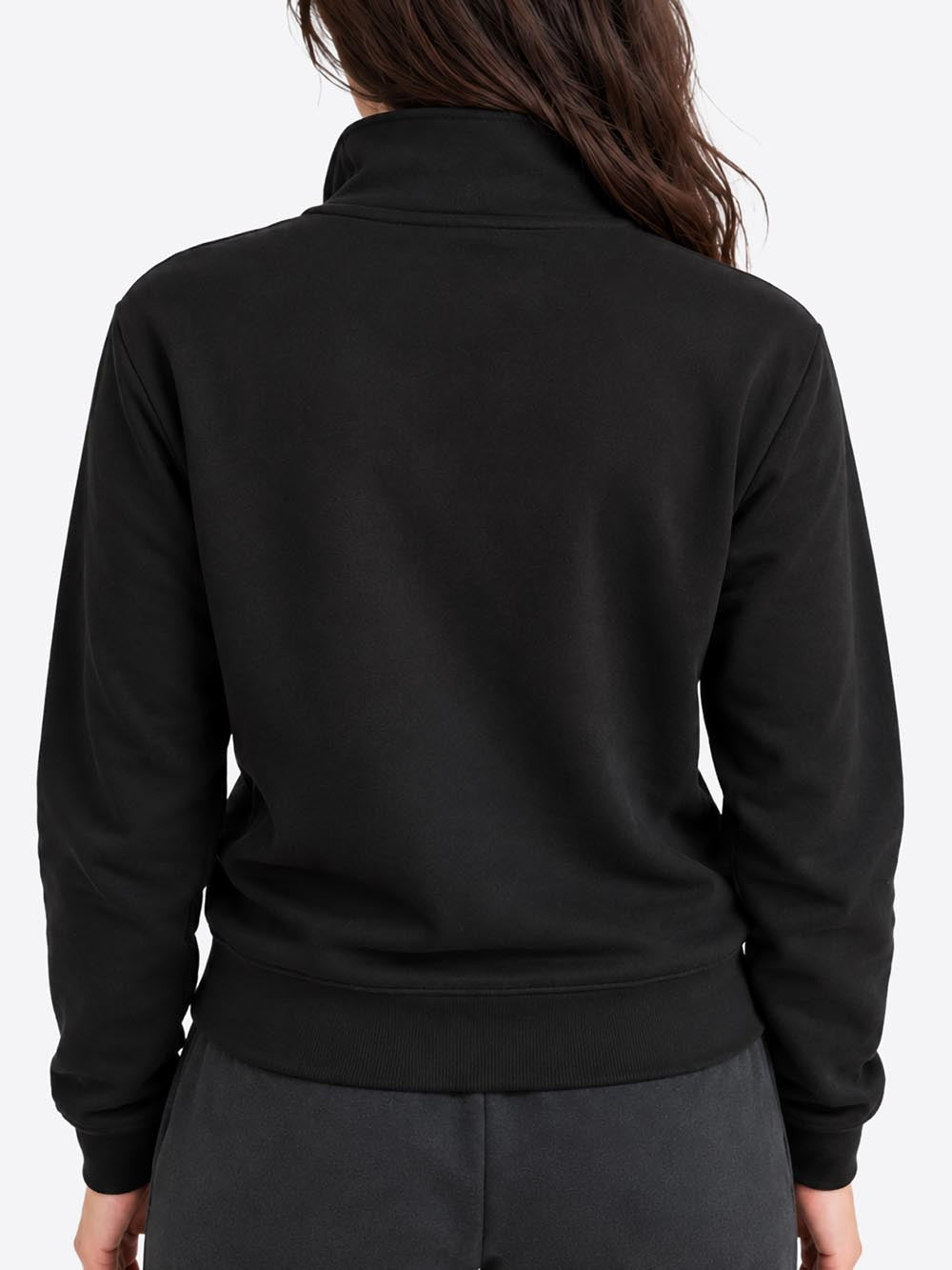 Yes Zee Felpa Donna F009 Nr00 Nero