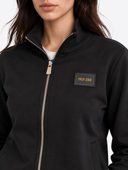 Yes Zee Felpa Donna F009 Nr00 Nero