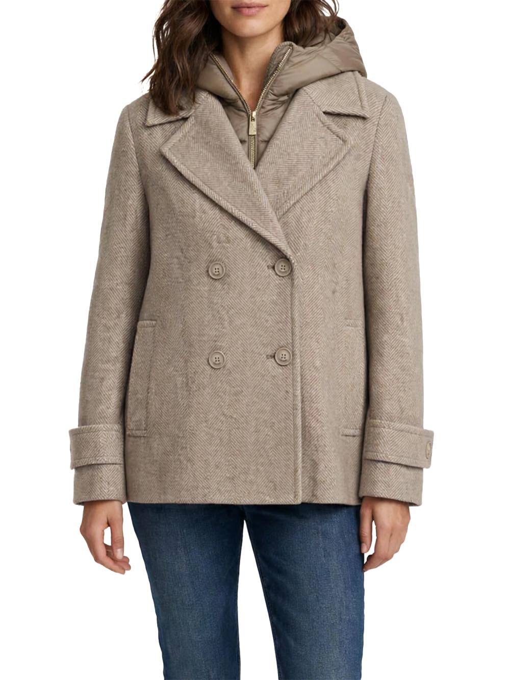 Yes Zee Giacca Donna G007 L400 Beige