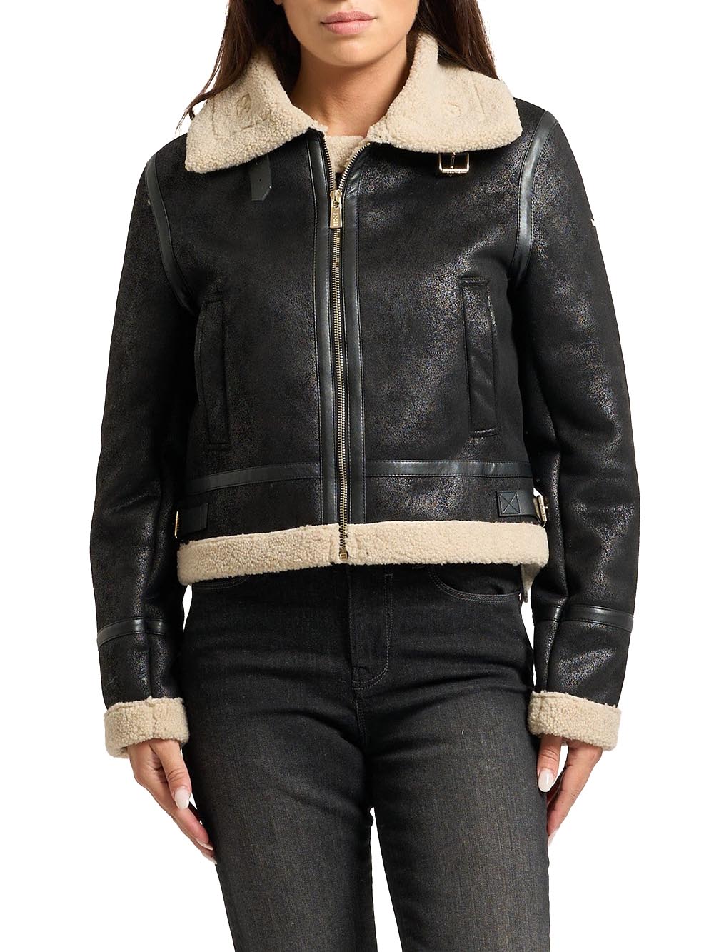 Yes Zee Giubbino Donna J023 Kj00 Nero