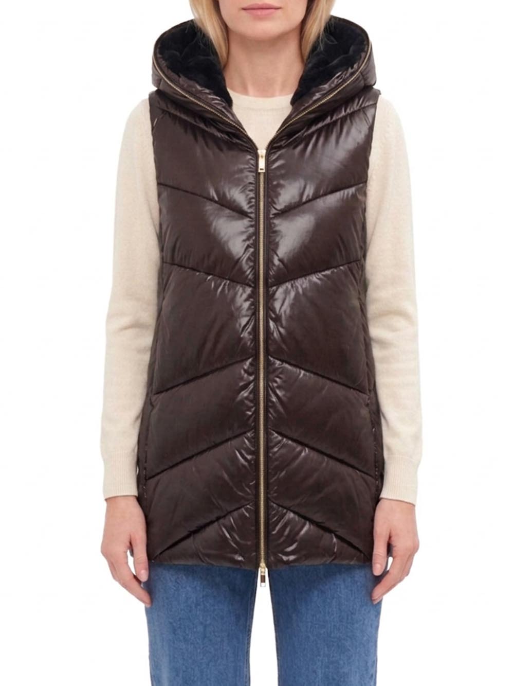 Yes Zee Smanicato Donna O103 Q300 Marrone