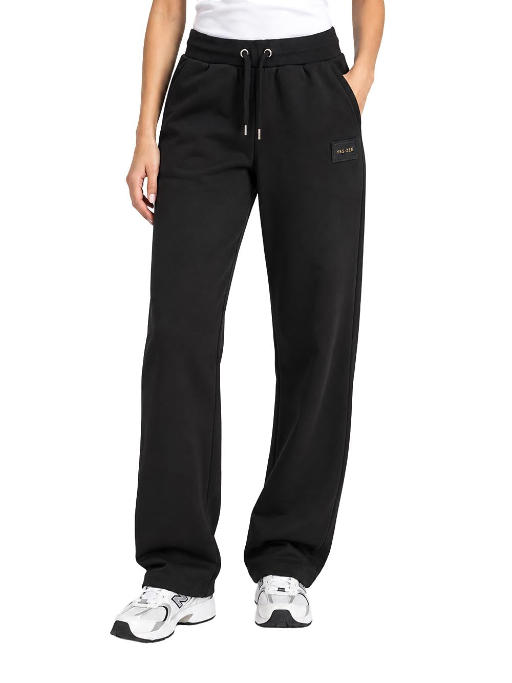 Yes Zee Pantalone Donna P370 Nr00 Nero