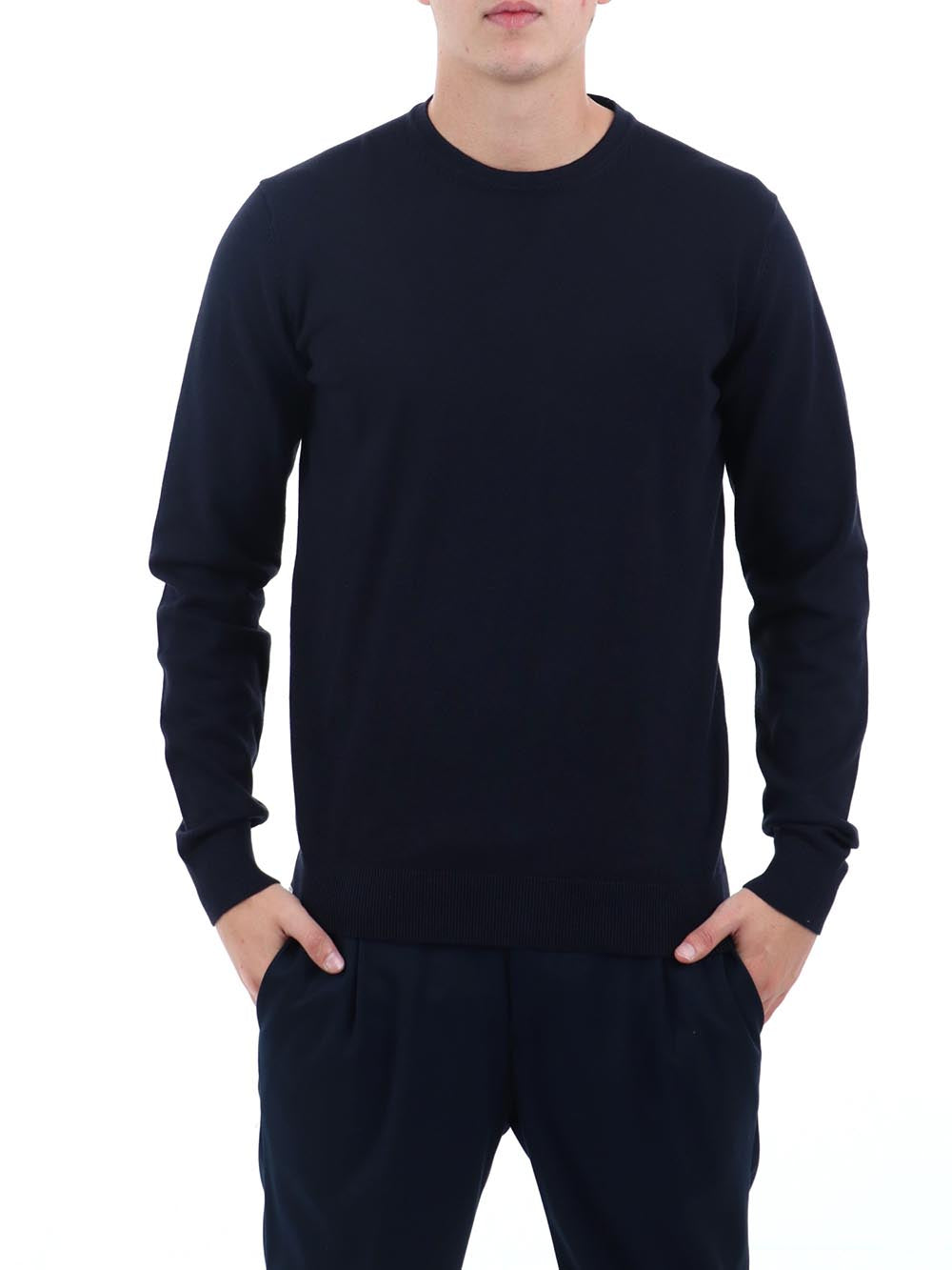 paricollo essentials f.12 YOS Maglia Uomo 3000900 Blu