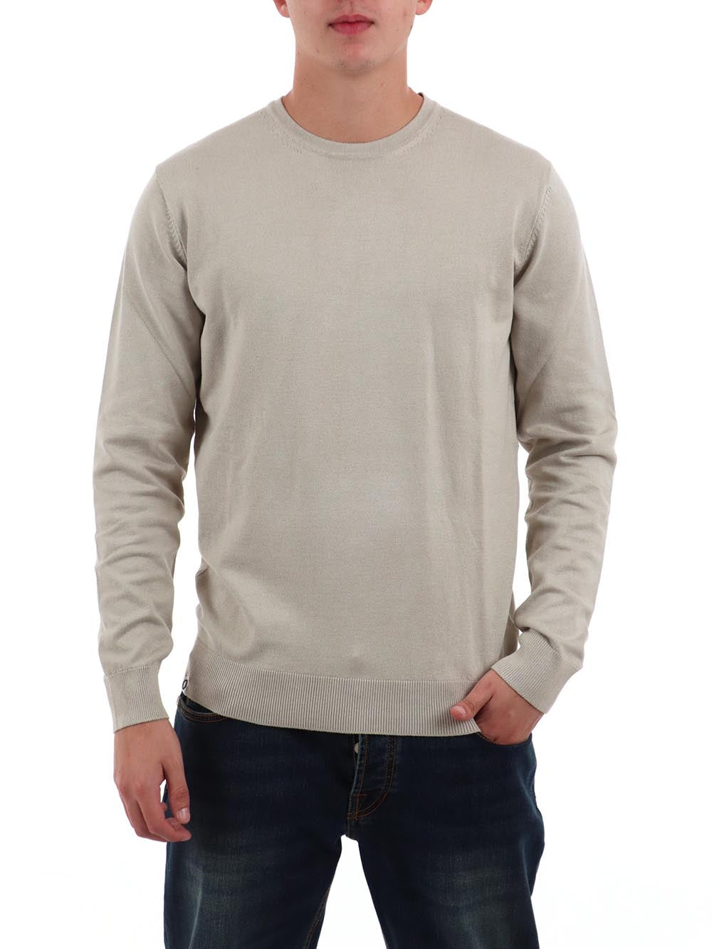 paricollo essentials f.12 YOS Maglia Uomo 3000900 Beige