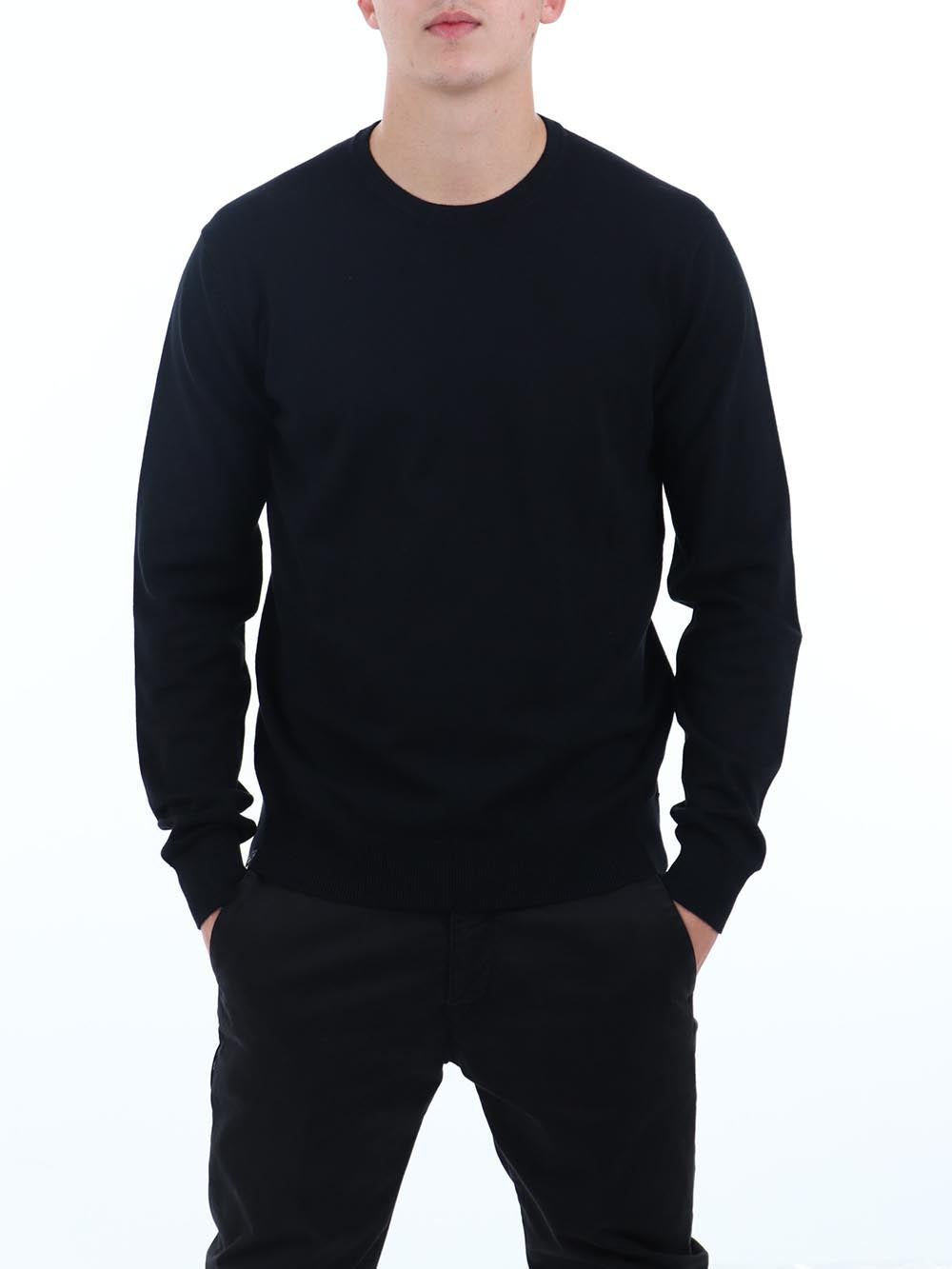 paricollo essentials f.12 YOS Maglia Uomo 3000900 Nero