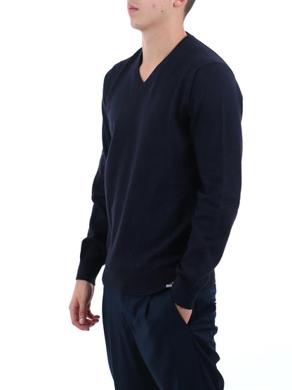 scollo v f.12 YOS Maglia Uomo 3011900 Blu