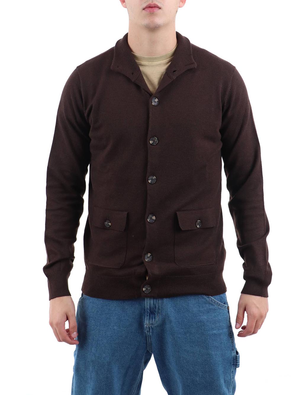 YOS Maglia Uomo 6114226 Marrone