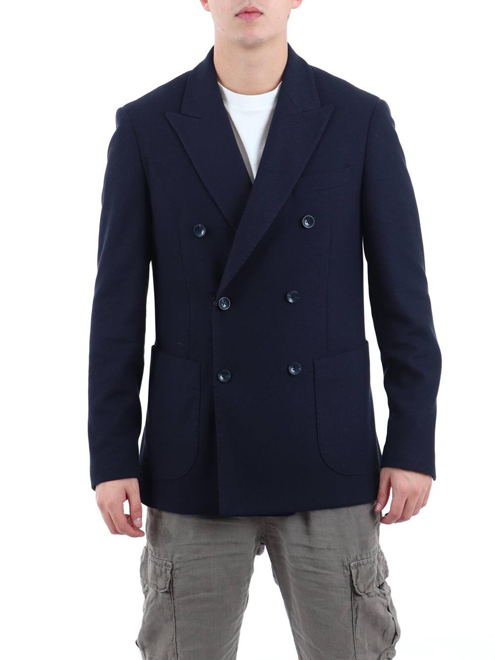 doppiopetto YOS Giacca Uomo Apaugusto 271 Gg02 Blu