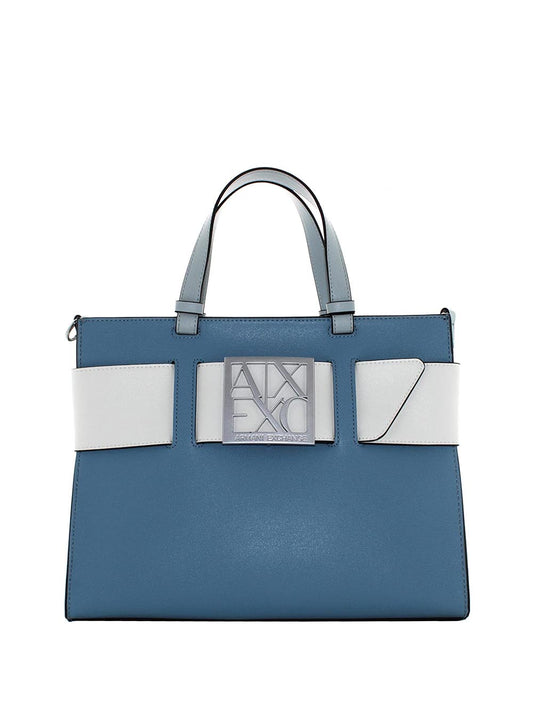 BORSA Azzurro/Bianco
