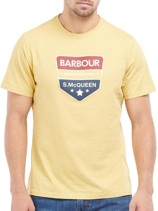 T-shirt MTS0934 B.INTL SMQ BENNING TEE Giallo ocra