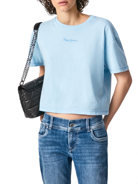 T-shirt NINA PL505180 Celeste